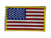 JupiterGear Tactical USA Flag Patch with Detachable Backing