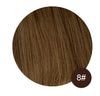 Women Toupee With Bangs Breathable 100% Real Human Hairpiece Blonde Color Wigs