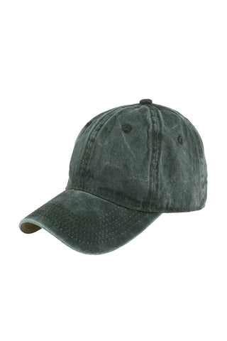 Buy dark-green Acid Washed Baseball Cap