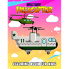 Military Helicopter Coloring Book for Kids: Fun Military Coloring Activity Book for Boys, Toddler, Preschooler & Kids Ages 4-8 - Paperback