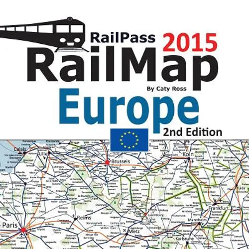 RailPass RailMap Europe 2015: Icon illustrated Railway Atlas of Europe ideal for Interrail and Eurail pass holders - Paperback