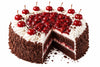 Andy Anand Sugar Free Black Forest Cake Gateau, Keto & Diabetic Friendly, No Sugar Added Authentic German Schwarzwälder Kirschtorte, Low Carb Gourmet Chocolate Cherry Dessert, 2.8 lbs