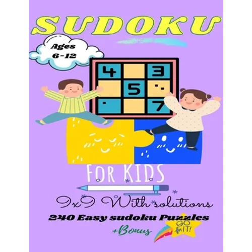 Sudoku for kids 6-12: 240 easy sudoku puzzles +BONUS (with solutions): Sudoku for kids and beginners 9x9-Spring Edition activities for early learning - Paperback