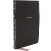 Nkjv, Thinline Bible, Giant Print, Leathersoft, Black, Thumb Indexed, Red Letter Edition, Comfort Print: Holy Bible, New King James Version - Imitation Leather