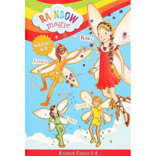 Rainbow Magic Rainbow Fairies: Books #1-4: Ruby the Red Fairy, Amber the Orange Fairy, Sunny the Yellow Fairy, Fern the Green Fairy - Paperback