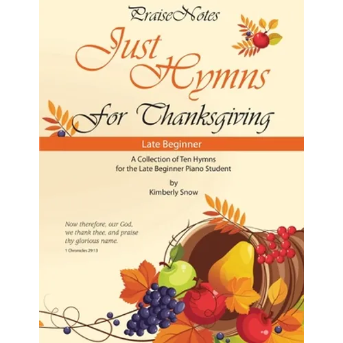 Just Hymns for Thanksgiving - Paperback