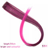 Synthetic Rainbow Highlighted Hair