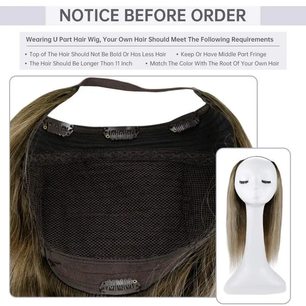 Half Wig Clip in One Piece