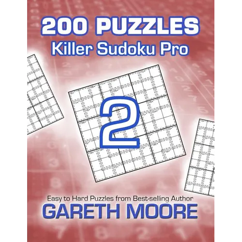 Killer Sudoku Pro 2: 200 Puzzles - Paperback