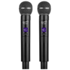 Supersonic VHF Dual Fixed Channel Professional Wireless Microphone with Carry Case
