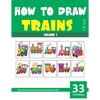 How to Draw Trains for Kids - Volume 1 - Paperback