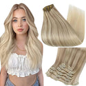 Double Weft Hair Extensions Human Hair for Woman