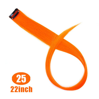 Buy 25 22 Inch Synthetic Colored Highlight Hair Extensions