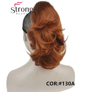Buy 130a-orange Clip in Claw Ponytail Hair Extension