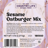 Sesame Oatburger Mix