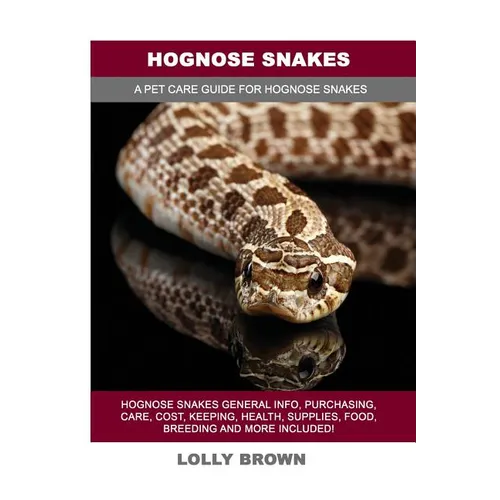 Hognose Snakes: Hognose Snakes General Info, Purchasing, Care, Cost, Keeping, Health, Supplies, Food, Breeding and More Included! A Pe - Paperback