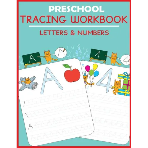 Preschool Tracing Workbook: Letters and Numbers - Paperback
