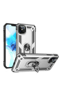 For iPHONE 12 PRO MAX 6.7 RING MAGNETIC KICKSTAND HYBRID CASE COVER
