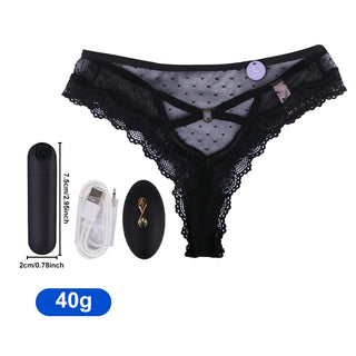 Buy panties-black-vibro Remote Control Wearable Vibrator