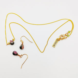 Buy watermelon Tourmaline Gumdrop Solitaire Gift Set