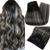 Double Weft Hair Extensions Human Hair for Woman