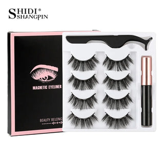 Buy 4pairs-6d-21m Magnetic Eyelashes