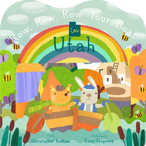 Row Row Row Your Boat in Utah - Board Book