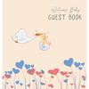 BABY SHOWER GUEST BOOK with GIFT LOG (Hardcover) for Baby Naming Day, Baby Shower Party, Christening or Baptism Ceremony, Welcome Baby Party: For baby - Hardcover