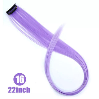 Buy 16 Synthetic Rainbow Highlighted Hair