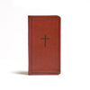 CSB Single-Column Pocket New Testament, Brown Leathertouch - Imitation Leather