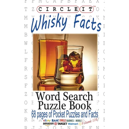 Circle It, Whisky Facts (Whiskey), Word Search, Puzzle Book - Paperback