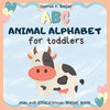Animal Alphabet for Toddlers: ABC rhyming book for kids to learn alphabet and animals with pictures, letters & words for kindergarten & preschool - Paperback