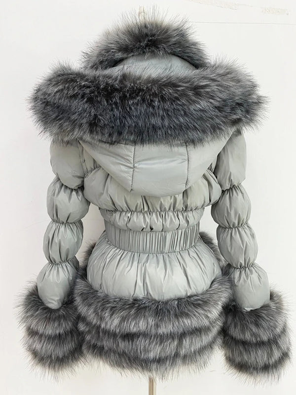 ZADORIN Fashion Faux Fur Coat