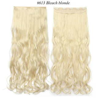 Buy bleach-blonde Synthetic Long Wavy Clip in