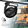 Supersonic Solar-Powered BT Speaker with FM Radio, LED Flashlight, and Fan