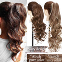 Synthetic Long Wavy Fake Ponytail Extension