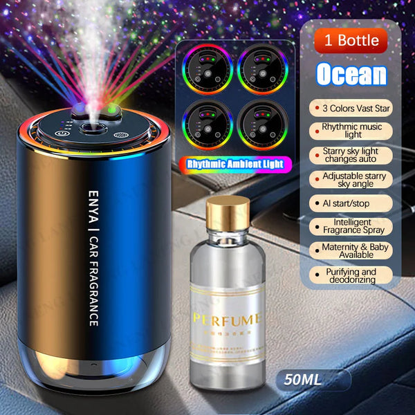 Starry Sky Top 3 in 1 Multi-Function Car Aromatherapy