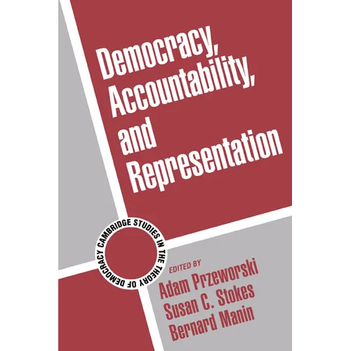 Democracy, Accountability, and Representation - Paperback