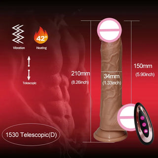 Buy 1530-telescopicd Realistic Dildo
