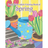 Large Print Adult Coloring Book of Spring: An Easy and Simple Coloring Book for Adults of Spring with Flowers, Butterflies, Country Scenes, Designs, a - Paperback