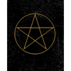 Grimoire: Pentagram Symbol Spell Book For Witches Mages Magick Practitioners And Beginners To Write Rituals And Ingredients - Bl - Paperback