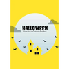 Halloween: Create Your Own Halloween Story Book, 100 Pages, Full Moon Yellow - Paperback