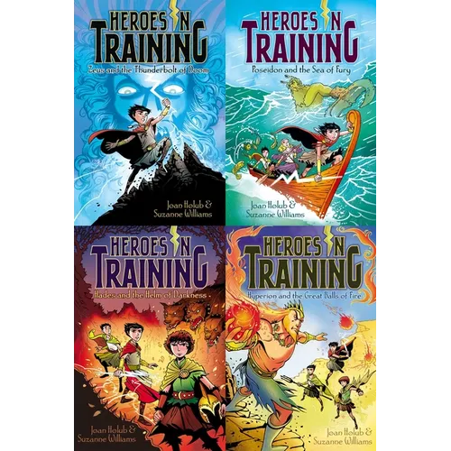 The Heroes in Training Collected Set: Zeus and the Thunderbolt of Doom; Poseidon and the Sea of Fury; Hades and the Helm of Darkness; Hyperion and the - Boxed Set