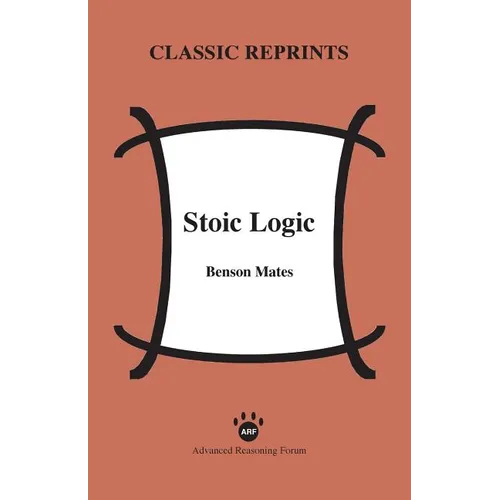 Stoic Logic - Paperback