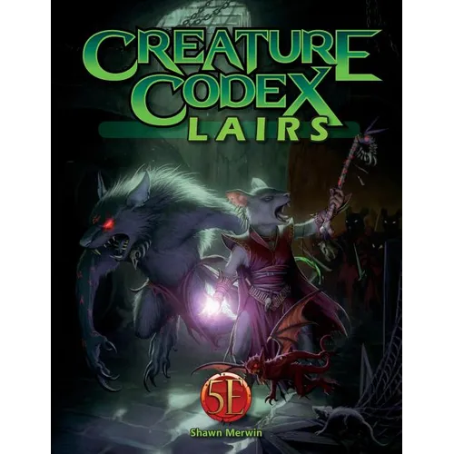 Creature Codex Lairs for 5th Edition - Paperback