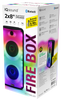 Supersonic 2 x 8" Bluetooth Speaker FIRE BOX with FM Radio and Remote Control