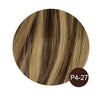 Women Toupee With Bangs Breathable 100% Real Human Hairpiece Blonde Color Wigs