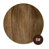 Women Toupee With Bangs Breathable 100% Real Human Hairpiece Blonde Color Wigs