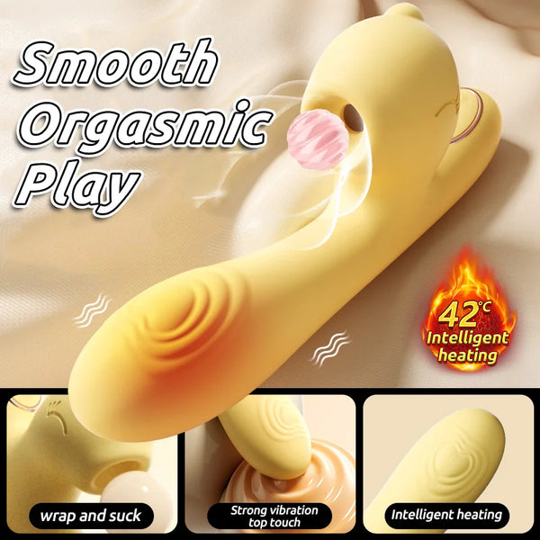 Rabbit Vibrator Clitoral Sucking Stimulation G Spot Vibrator