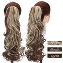 Synthetic Long Wavy Fake Ponytail Extension